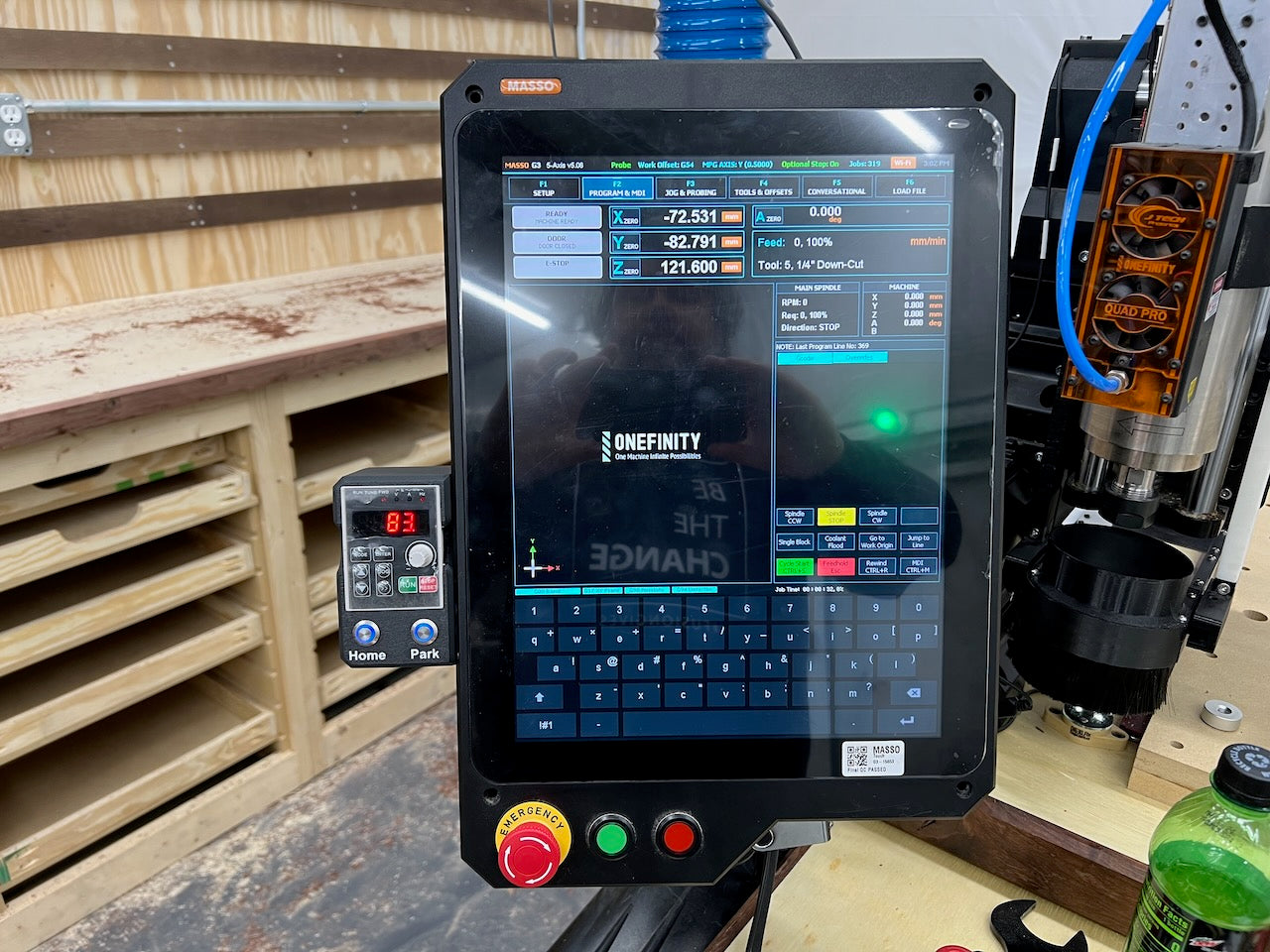 PwnCNC/Delixi VFD Keypad w/ MOS Sidecar (Maker Files)