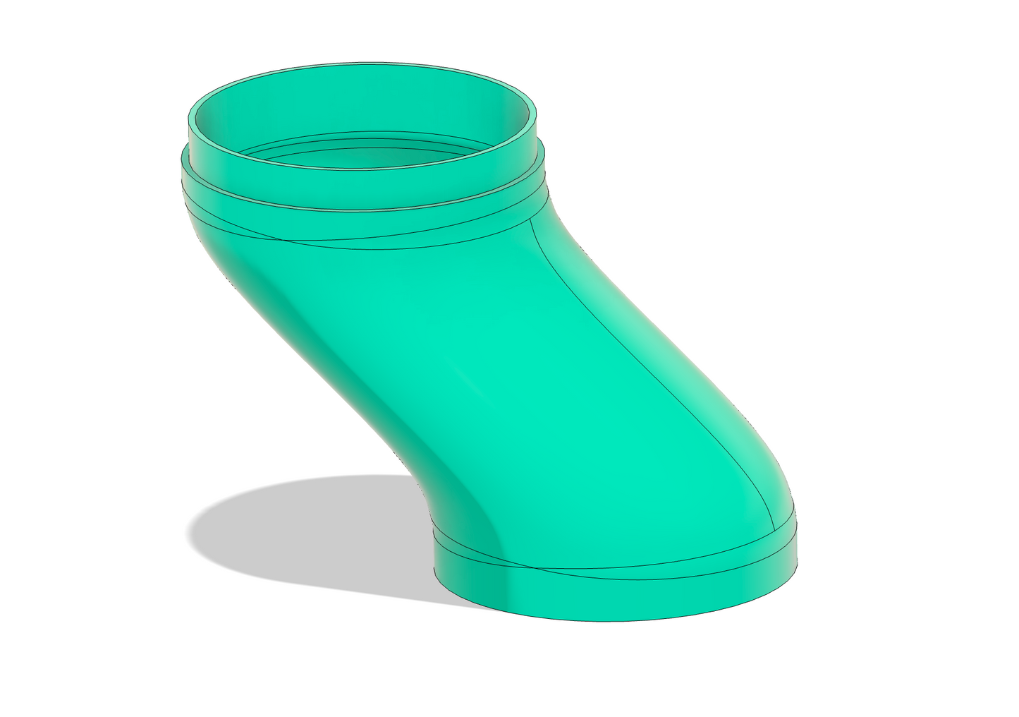 PwnCNC v9 Dust Hose Offset Adapter (Maker Files)