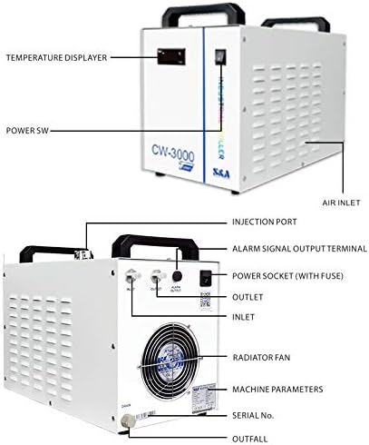 ❄️ CW-3000 Water Chiller for PwnCNC Spindle Kits & Systems