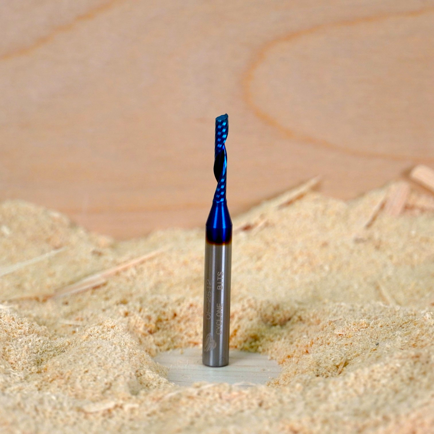 1/8" CNC O-Flute End Mill – 1/4" Shank