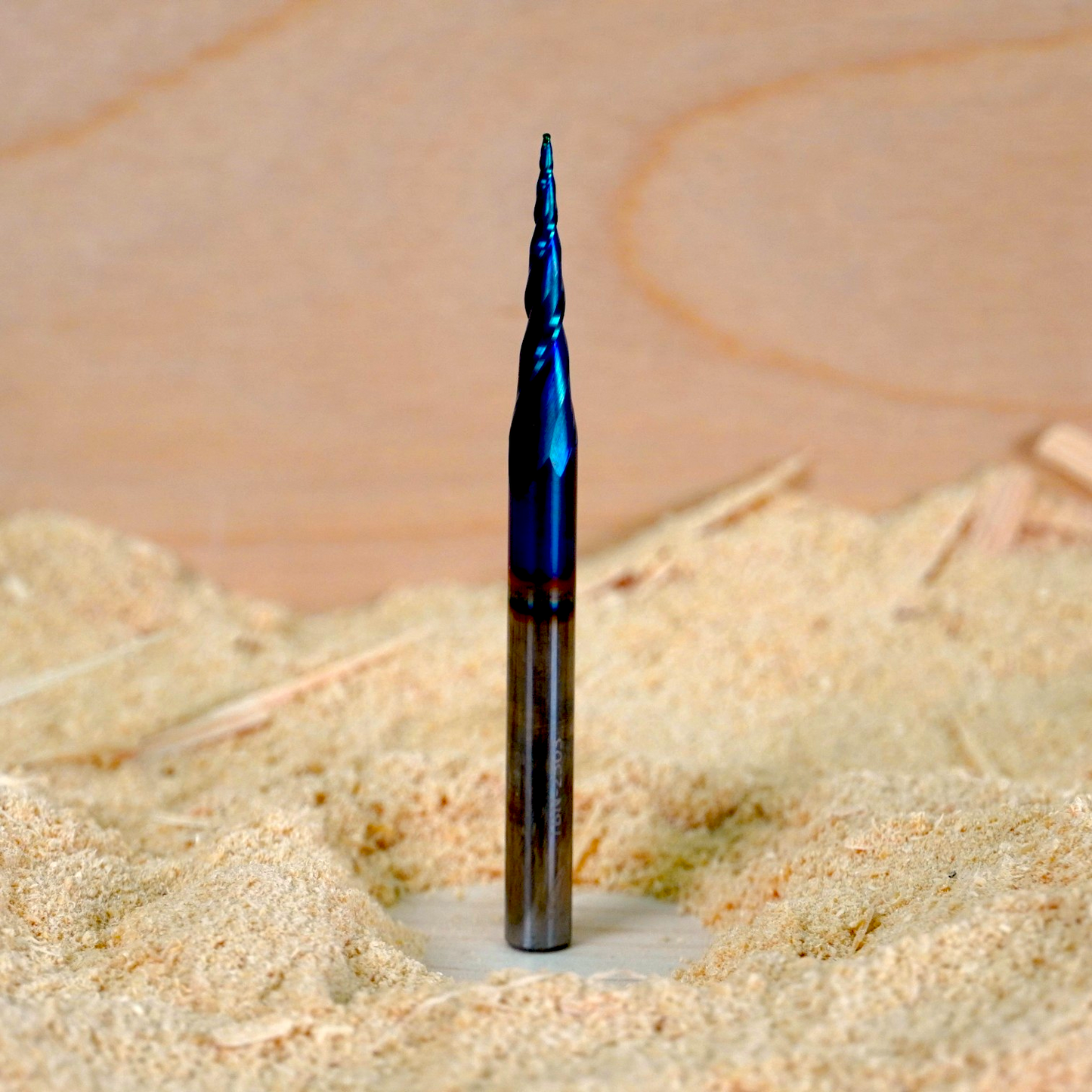 1/32" CNC Tapered Ball Nose Bit – 1/4" Shank